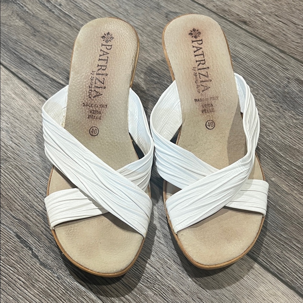Patrizia White Wedges